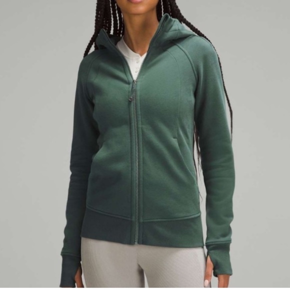 NWT Lululemon Scuba Full-Zip Hoodie in Dark Forest 8 - Picture 1 of 6
